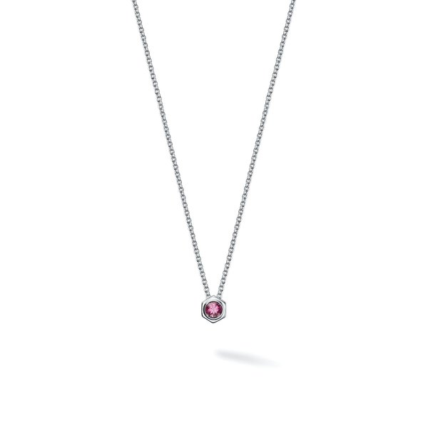 Birks Bee Chic ® Pink Tourmaline and Silver Pendant