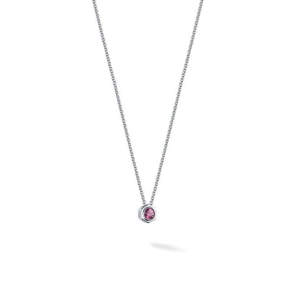 Birks Bee Chic ® Pink Tourmaline and Silver Pendant