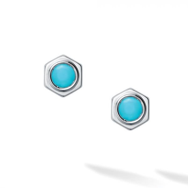 Birks Bee Chic ® Turquoise and Silver Stud Earrings