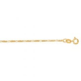 14kt  Yellow Gold Figaro Anklet