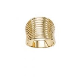 14kt Yellow Gold Multi-Layer Wide Ring