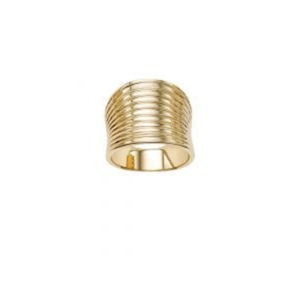 14kt Yellow Gold Multi-Layer Wide Ring