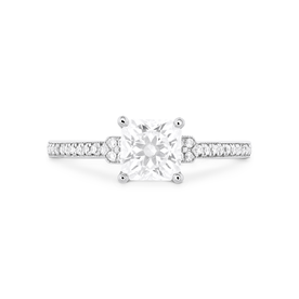 HEARTS ON FIRE LLC 1.24ct Hearts On Fire Platinum Deco Chic Milgrain Dream Diamond Ring Featuring a 1.06ct Center Dream Diamond.