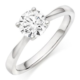 CONTACT STORE FOR AVAILABILITY - Platinum Serenity Solitaire 2.52ct Diamond Ring