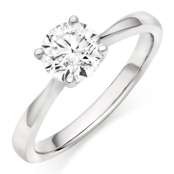 HEARTS ON FIRE LLC CONTACT STORE FOR AVAILABILITY - Platinum Serenity Solitaire 2.52ct Diamond Ring