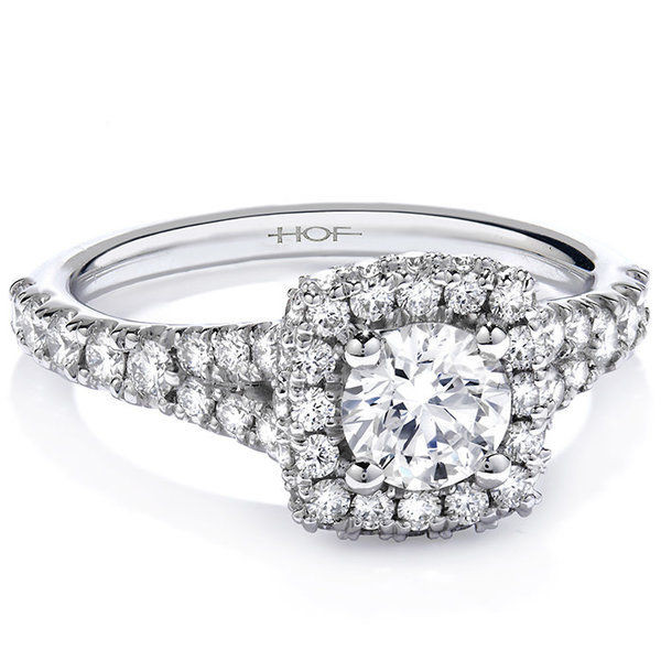 HEARTS ON FIRE LLC CONTACT STORE FOR AVAILABILITY - 18kt White Gold Hearts on Fire Acclaim 1.85ct Diamond Ring