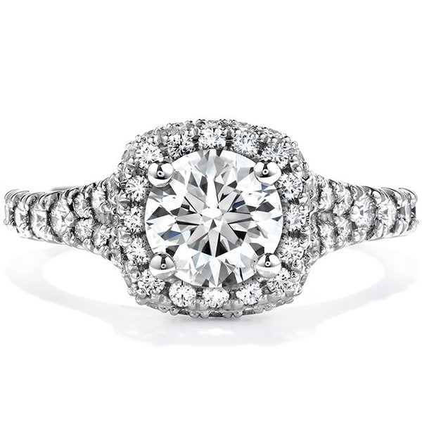 HEARTS ON FIRE LLC CONTACT STORE FOR AVAILABILITY - 18kt White Gold Hearts on Fire Acclaim 1.85ct Diamond Ring