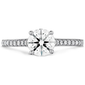 CONTACT STORE FOR AVAILABILITY - 18kt White Gold Hearts on Fire Illustrious 1.55ct Diamond Ring