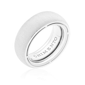 18kt White Gold Unico Matt Adjustable Ring