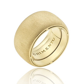 18kt Yellow Gold Unico Matt Adjustable Ring