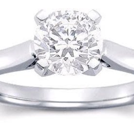 Platinum 2.02ct Diamond Round Brilliant Cut Solitaire Ring GIA Certified