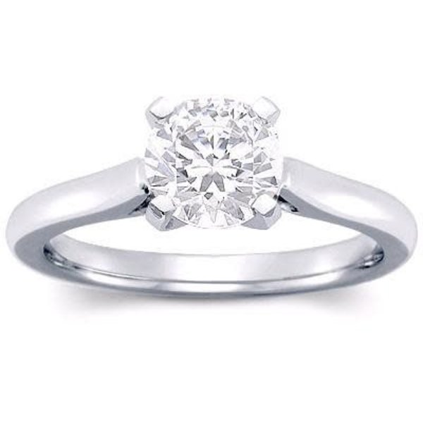 Platinum 2.02ct Diamond Round Brilliant Cut Solitaire Ring GIA Certified