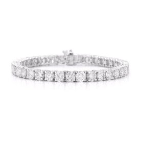 18kt White Gold 7.10ct Diamond Tennis Bracelet