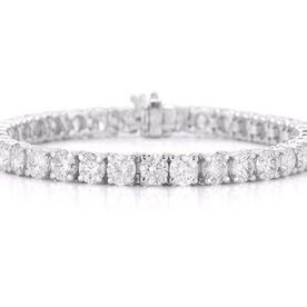 18kt White Gold 1.95ct Diamond Tennis Bracelet