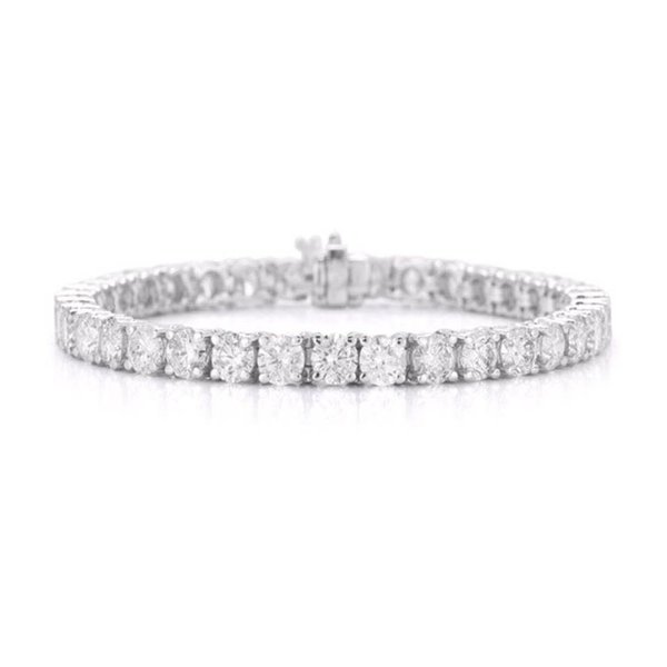 18kt White Gold 1.95ct Diamond Tennis Bracelet