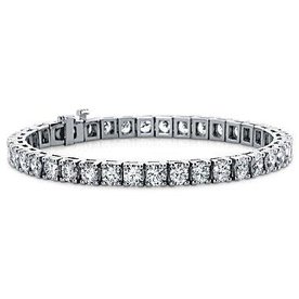 18kt White Gold 9.97ct Diamond Bracelet