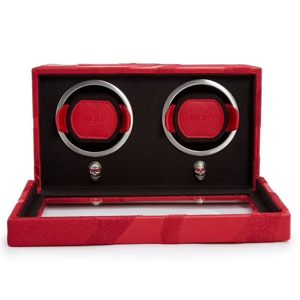 WOLF DESIGNS Memento Mori Double Cub Watch Winder