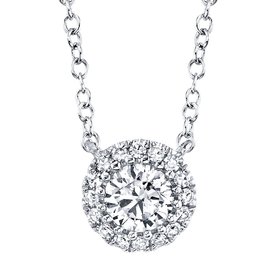 0.25CT 14kt White Gold Diamond Necklace
