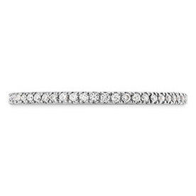 .18-.23ct Hearts on Fire 18kt White Gold Classic Eternity Band