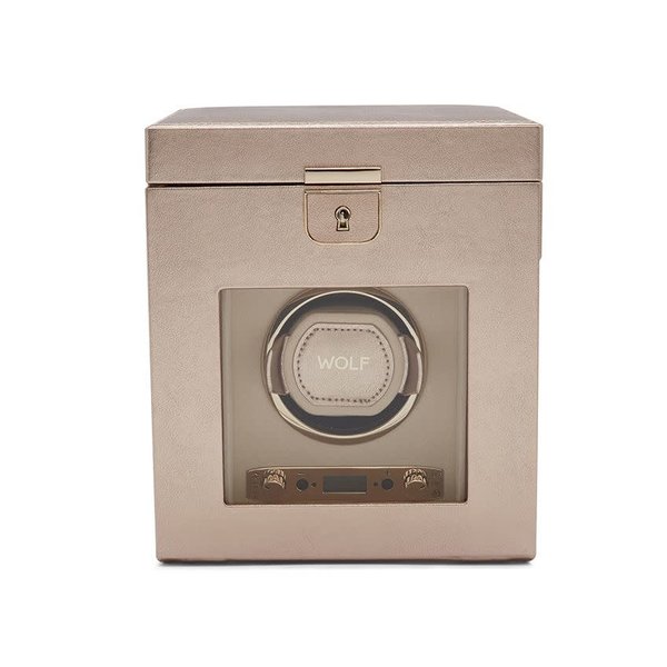 WOLF DESIGNS Palermo Single Winder w/ Storage Rose Gold