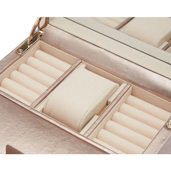 WOLF DESIGNS Palermo Single Winder w/ Storage Rose Gold