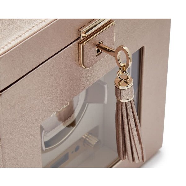 WOLF DESIGNS Palermo Single Winder w/ Storage Rose Gold