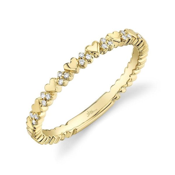 SHY CREATION INC 0.05ct 14kt Yellow Gold Diamond Heart Ring