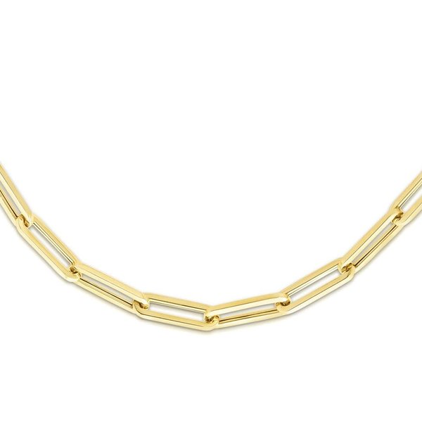 14kt Yellow Gold 18" Paperclip Chain