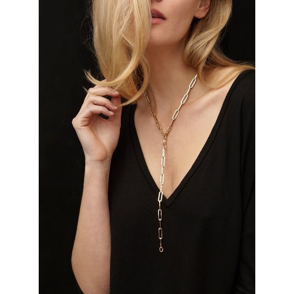 14kt Yellow Gold 18" Paperclip Chain