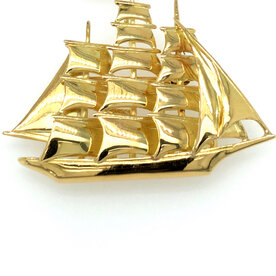 BERMUDA COLLECTION 18kt Yellow Gold Polished Tallship