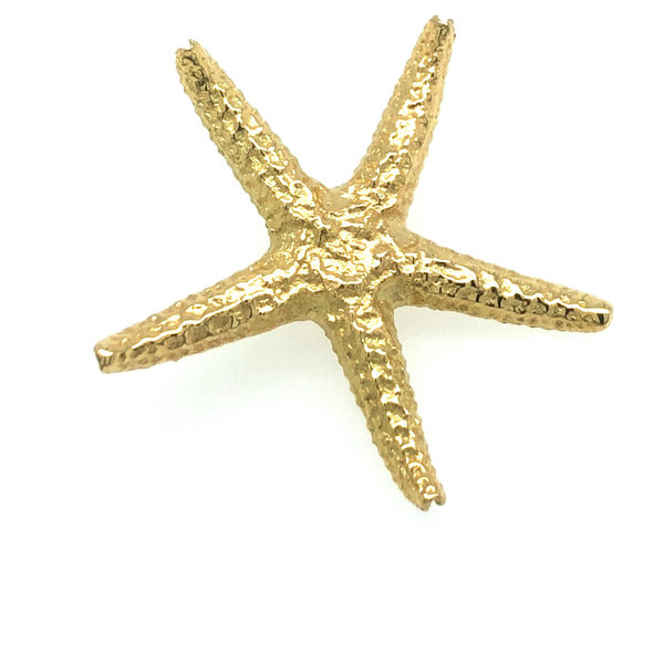 BERMUDA COLLECTION 18kt Yellow Gold Star Fish Pendant Small