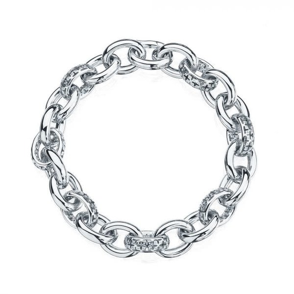 BIRKS MUSE Sterling Silver Bold Link Bracelet