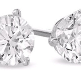 14kw .70ct Diamond Stud Earrings