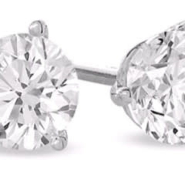 14kw 2.01ct Diamond Stud Earrings