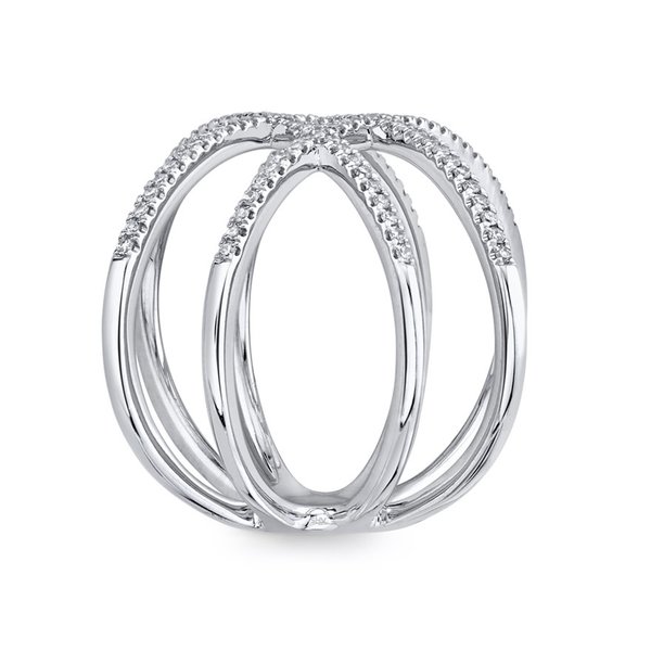14K White Gold 0.32C Diamond Lady's Ring