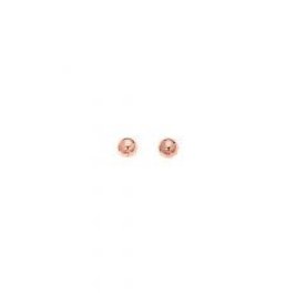 14K Rose Gold 3mm Stud Earrings