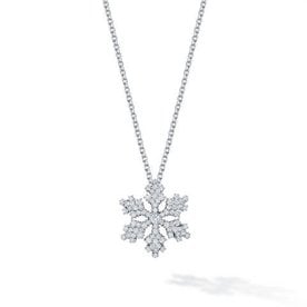 BIRKS SNOWFLAKE ® PAVÉ DIAMOND SNOWFLAKE PENDANT