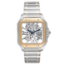 CARTIER Santos de Cartier skeleton watch