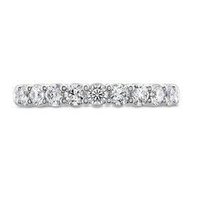 HEARTS ON FIRE LLC 18kw Signature Two Stone .75ct Diamond Band