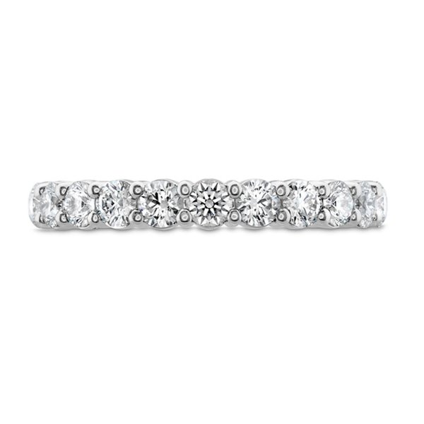 HEARTS ON FIRE LLC 18kw Signature Two Stone .75ct Diamond Band