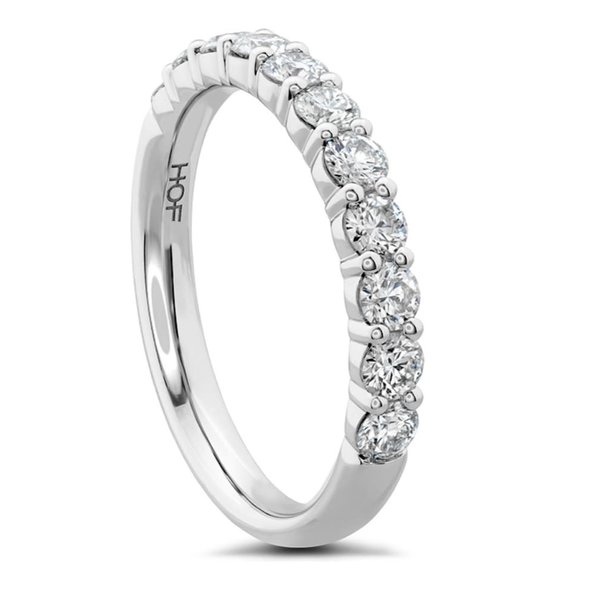 HEARTS ON FIRE LLC 18kw Signature Two Stone .75ct Diamond Band