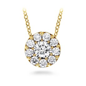 HEARTS ON FIRE LLC 18K Yellow Gold Fulfillment .47ct Diamond Pendant