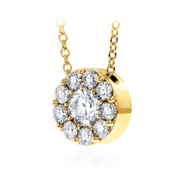 HEARTS ON FIRE LLC 18K Yellow Gold Fulfillment .47ct Diamond Pendant
