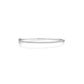 SHY CREATION INC 14K White Gold .62C Diamond Bangle SHY CREATION INC 14K White Gold .62C Diamond Bangle