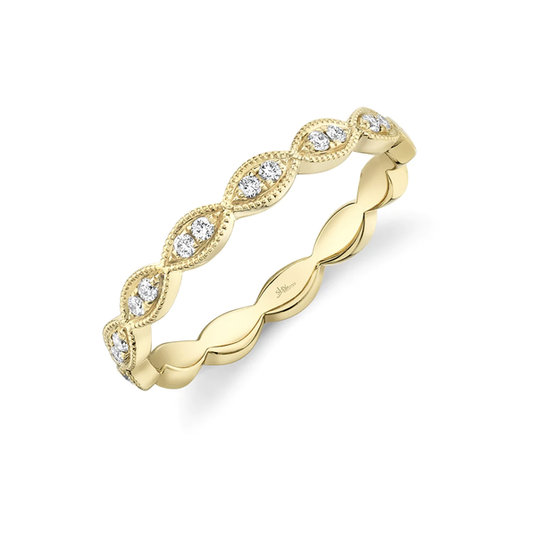 SHY CREATION INC 14K Yellow Gold .13C Diamond Band