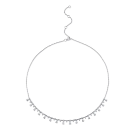 SHY CREATION INC 14K White Gold 2.12C Diamond Necklace
