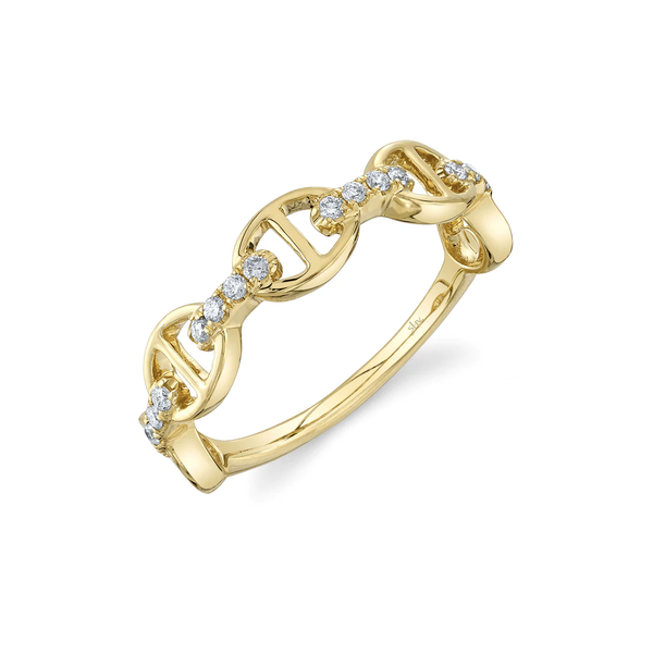 SHY CREATION INC 14K Yellow Gold 0.16ct Diamond Ring