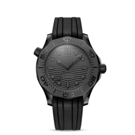 OMEGA Seamaster Diver 300M Black Ceramic & Rubber Strap 44mm