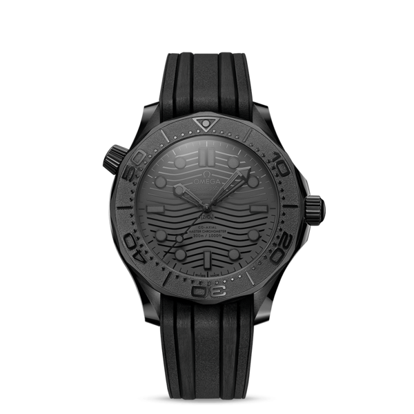 OMEGA Seamaster Diver 300M Black Ceramic & Rubber Strap 44mm