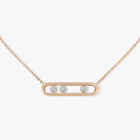 MESSIKA 18K Rose Gold Move .25C Diamond Necklace